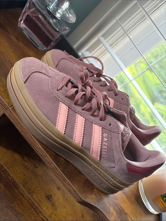 adidas Shoes - adidas Gazelle Women’s Suede Sneakers in Dusty Rose and Light Pink
